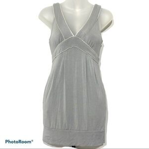 MINKPINK mini dress v-neck pockets XS jersey knit